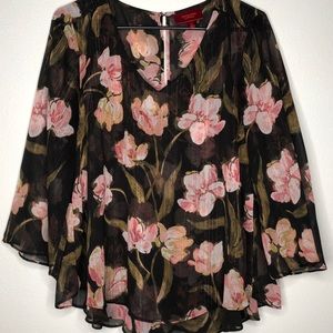 Floral Chiffon Top